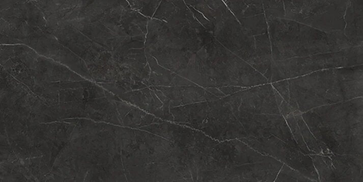 12 X 24 In La Marca Nero Venato Honed Rectified Glazed Porcelain - BUILDMYPLACE
