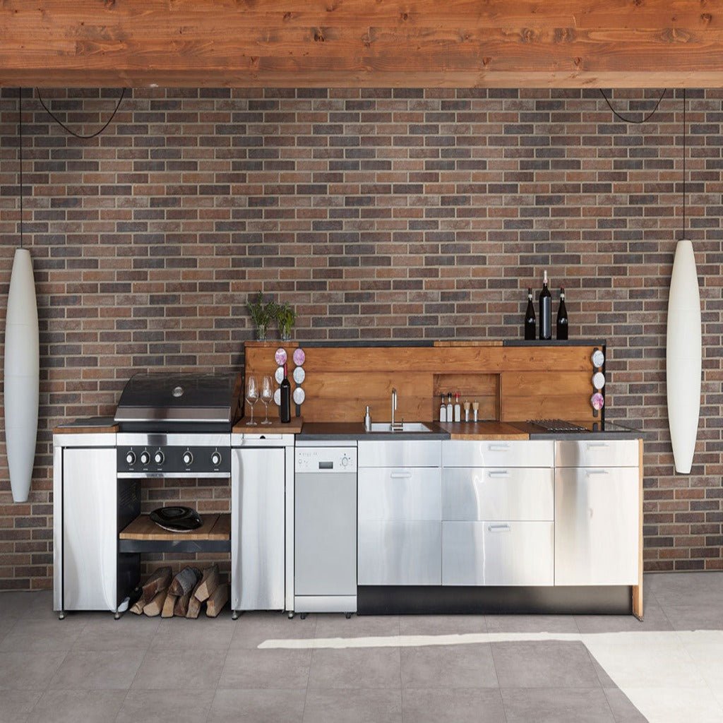 2" X 10" Brickstone Capella Red Glazed Matte Porcelain Tile (5.15SQ FT/CTN) - BUILDMYPLACE