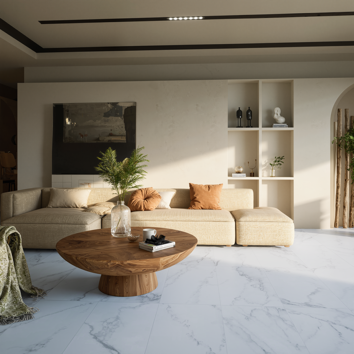12 x 24 in Lumino Bianco Matte Pressed Glazed Porcelain Tile