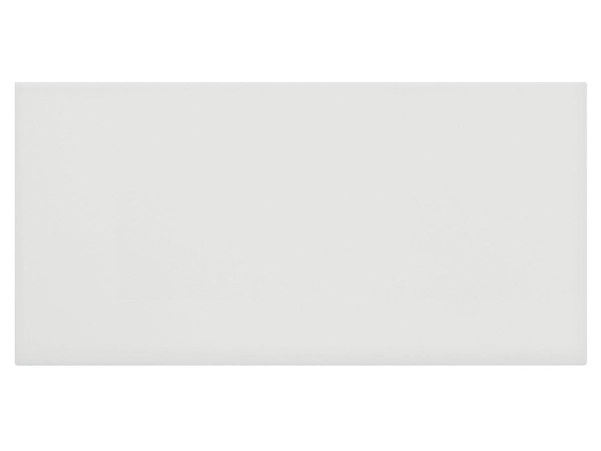 3 X 6 In Soho Canvas White Matte Pressed Glazed Ceramic - BUILDMYPLACE