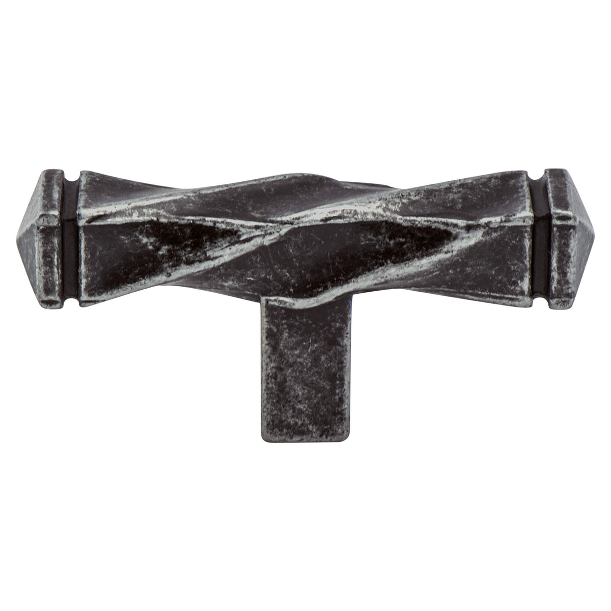 Rhapsody Weathered Iron Twisted Knob