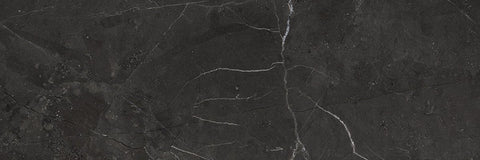 4 X 12 In La Marca Nero Venato Honed Rectified Glazed Porcelain
