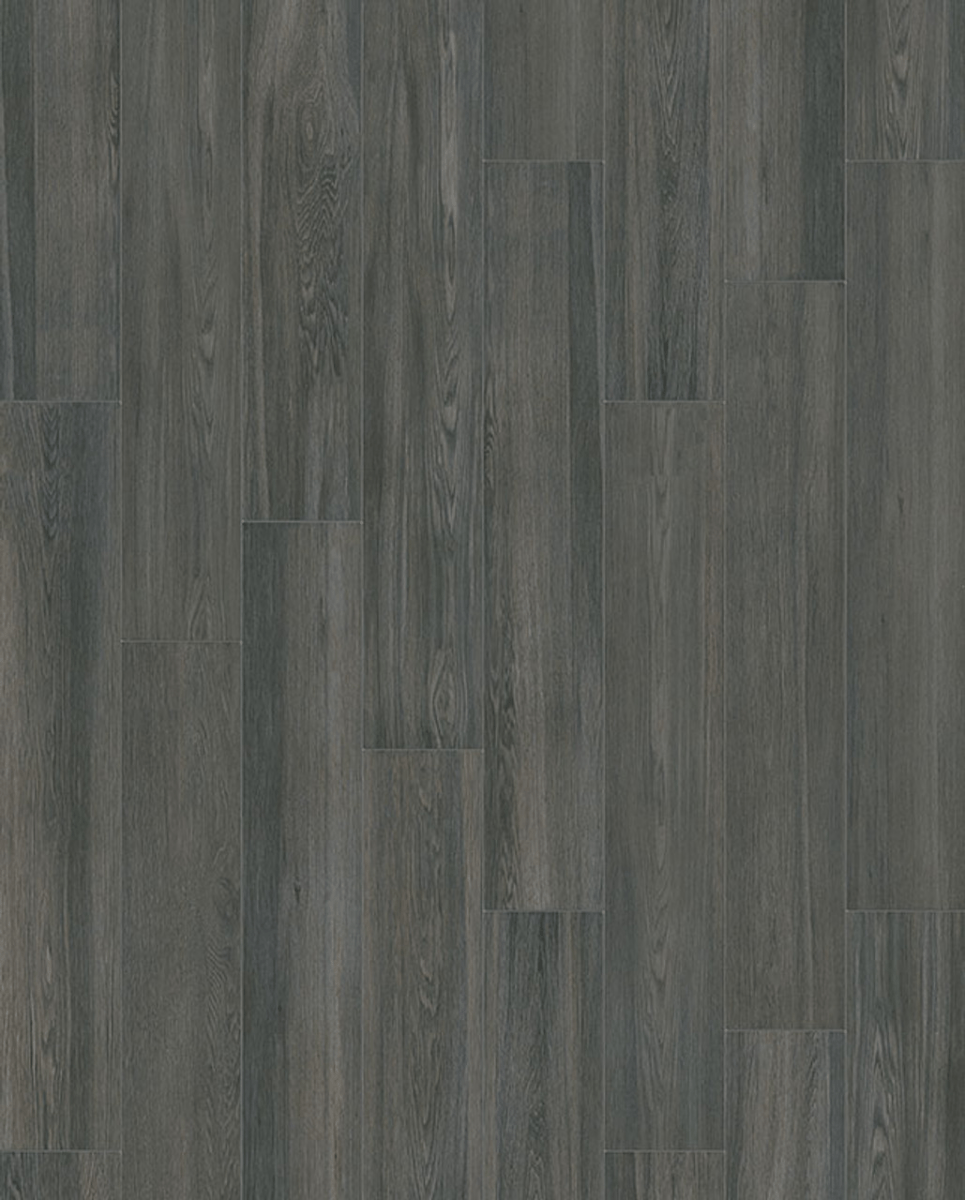 6 X 36 In Vintagewood Carbon Matte Pressed Glazed Porcelain - BUILDMYPLACE