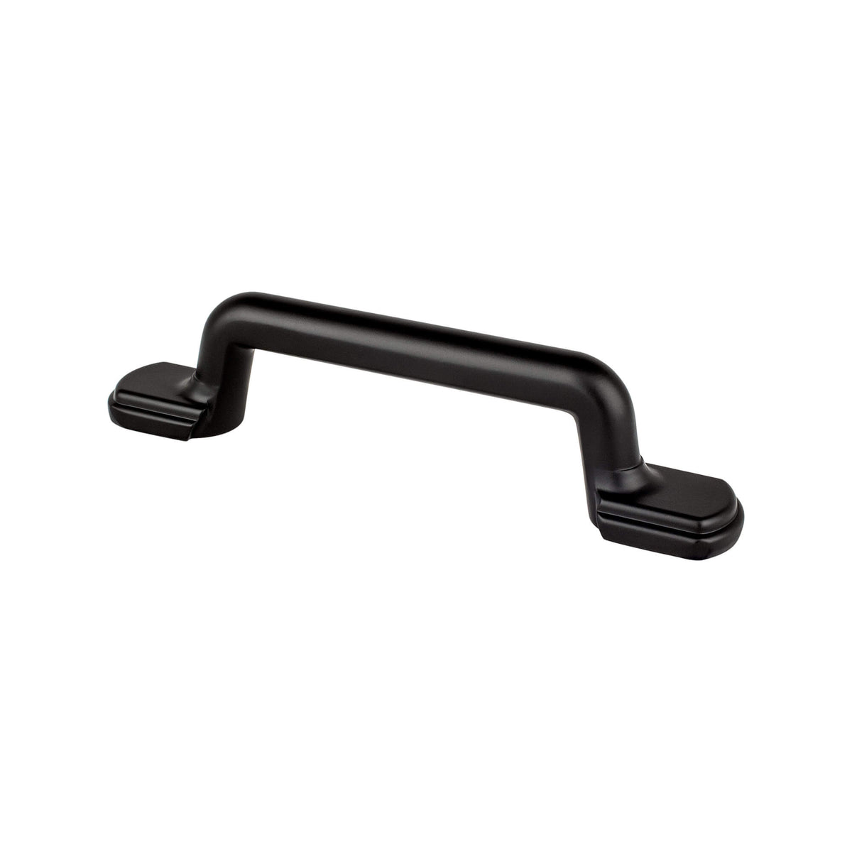 Traditional Advantage Two 3 inch CC Matte Black Rounded End Pull