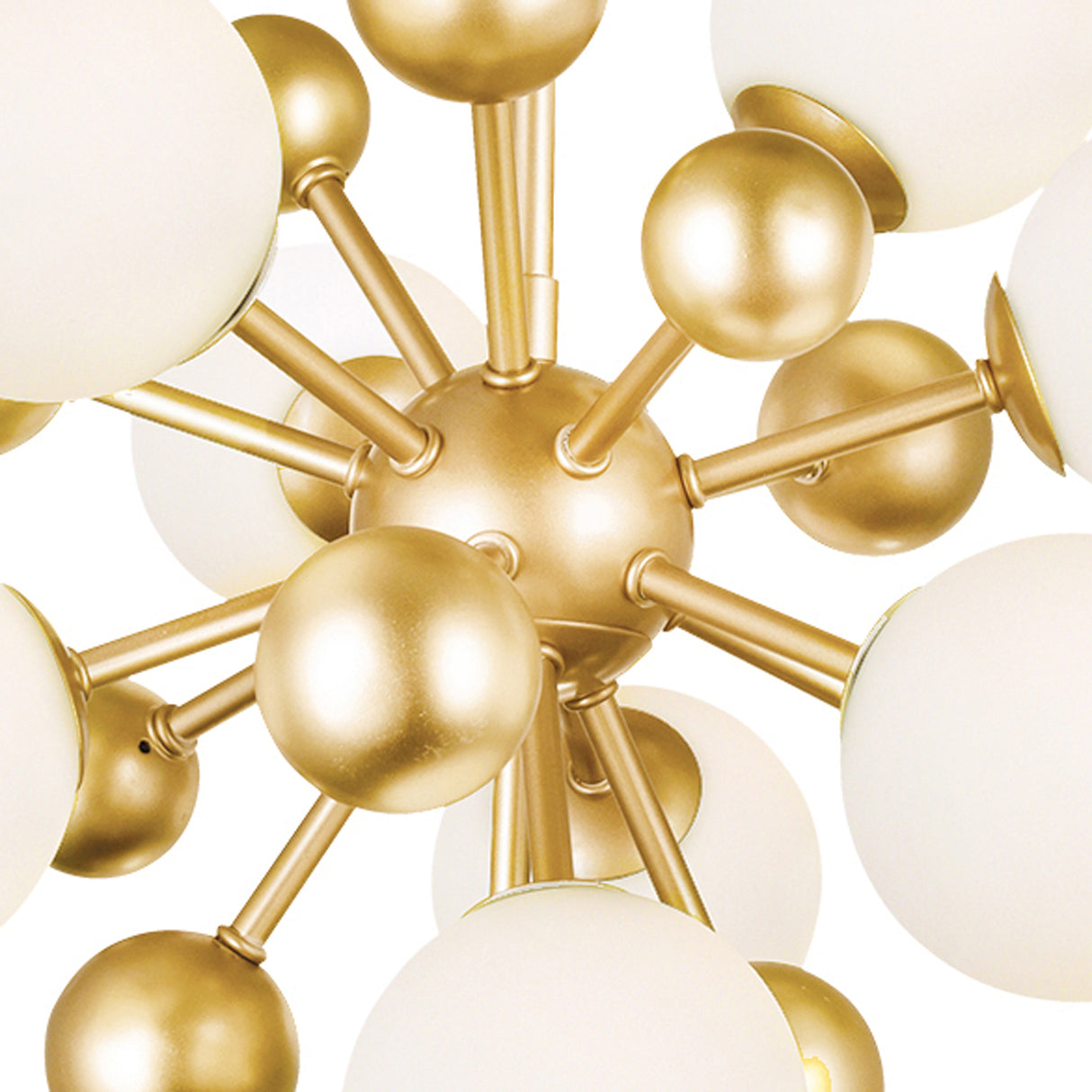 Element 8 Light 16in Sun Gold Chandelier