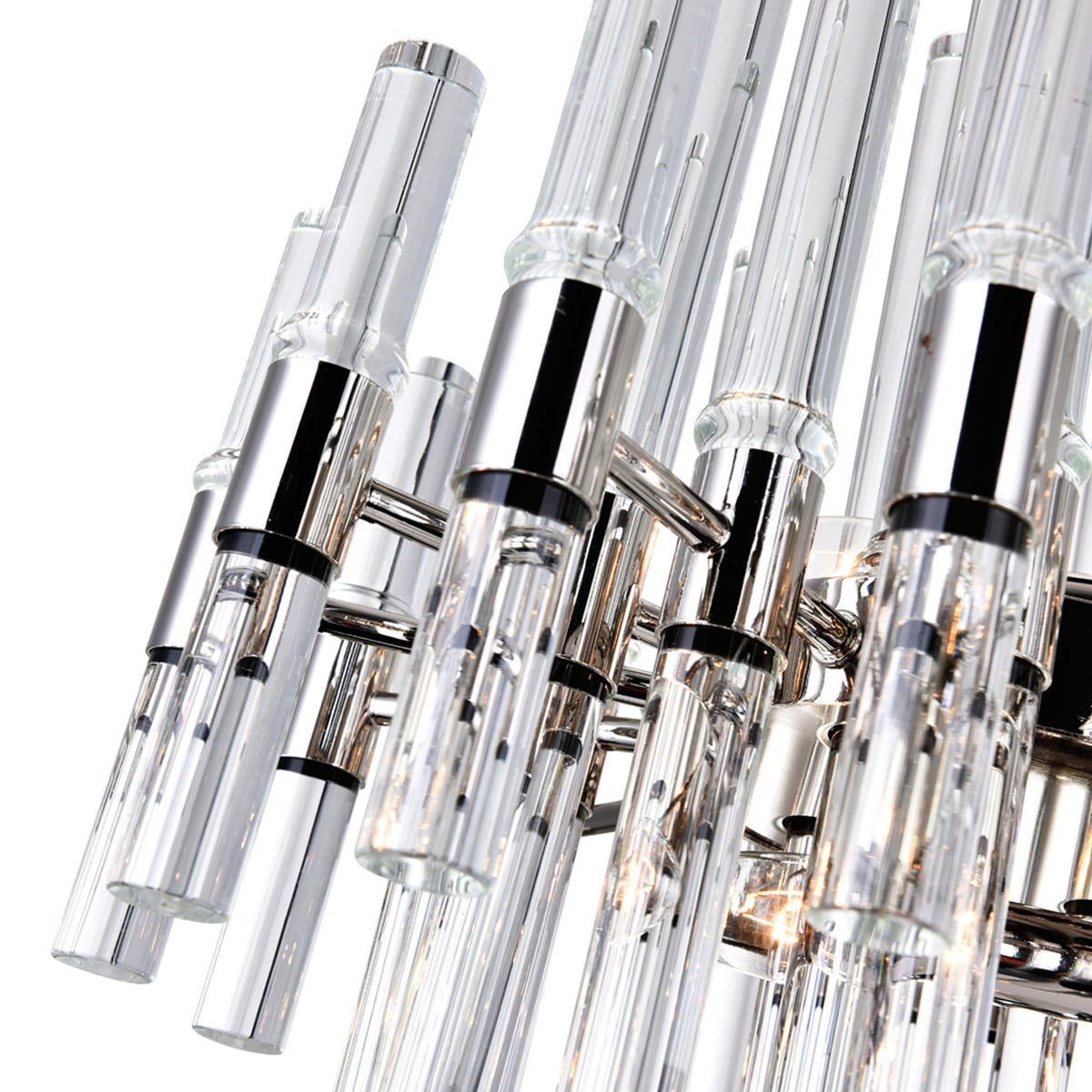 Miroir 16 Light 40in Polished Nickel Chandelier