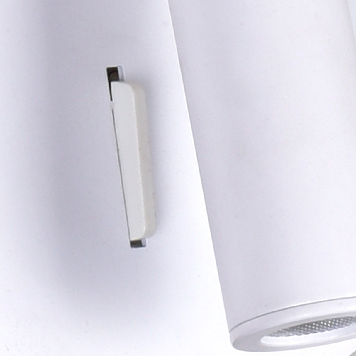 Private I Integrated LED Adjustable Round Matte White Wall Sconce