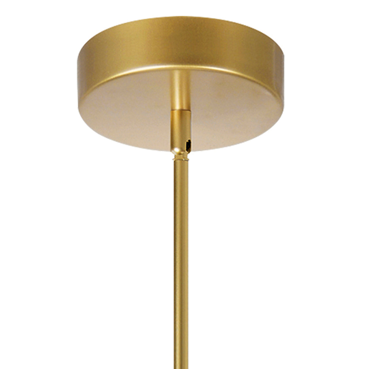 Oskil Integrated LED 31in Satin Gold Chandelier