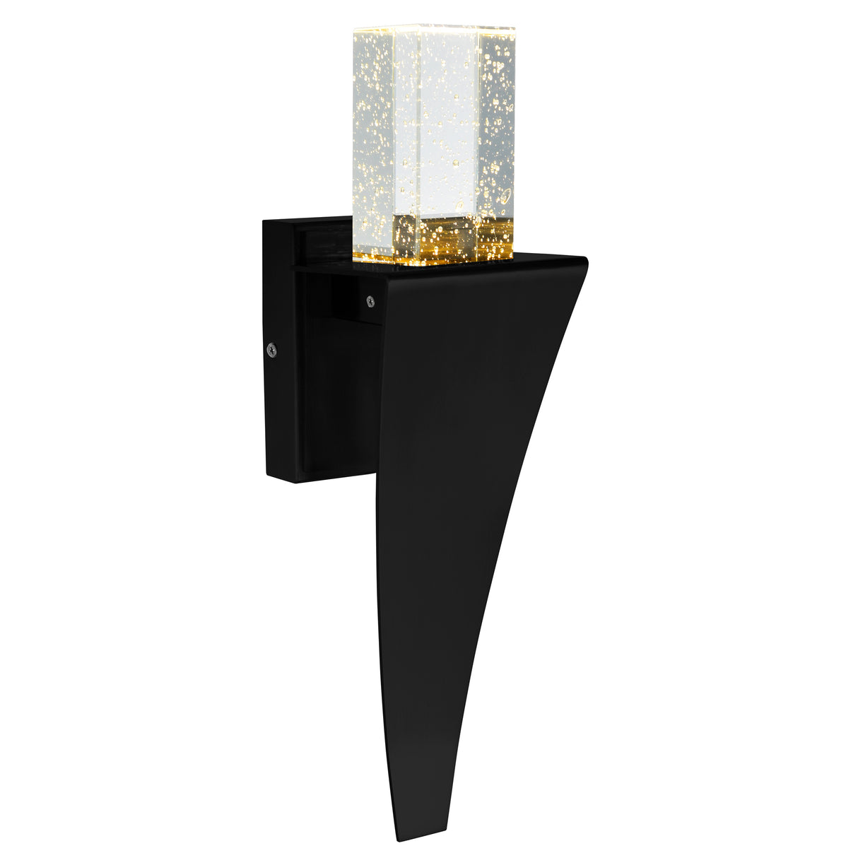 Catania Integrated LED 5in Black Wall Light