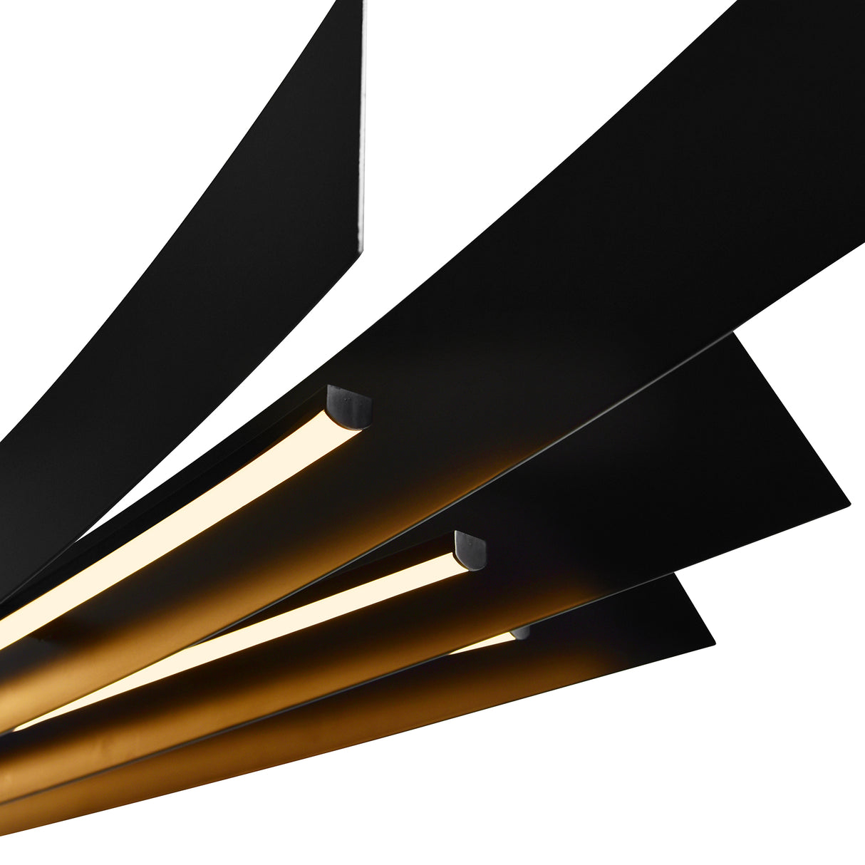 Candora Integrated LED 50in Black Chandelier