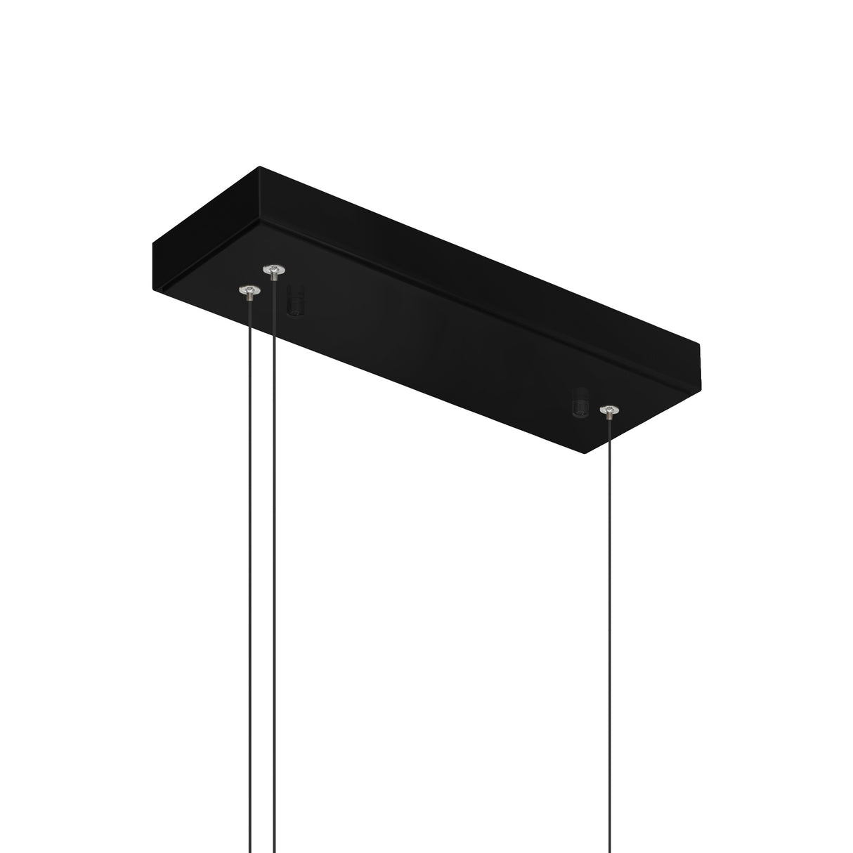 Candora Integrated LED 50in Black Chandelier