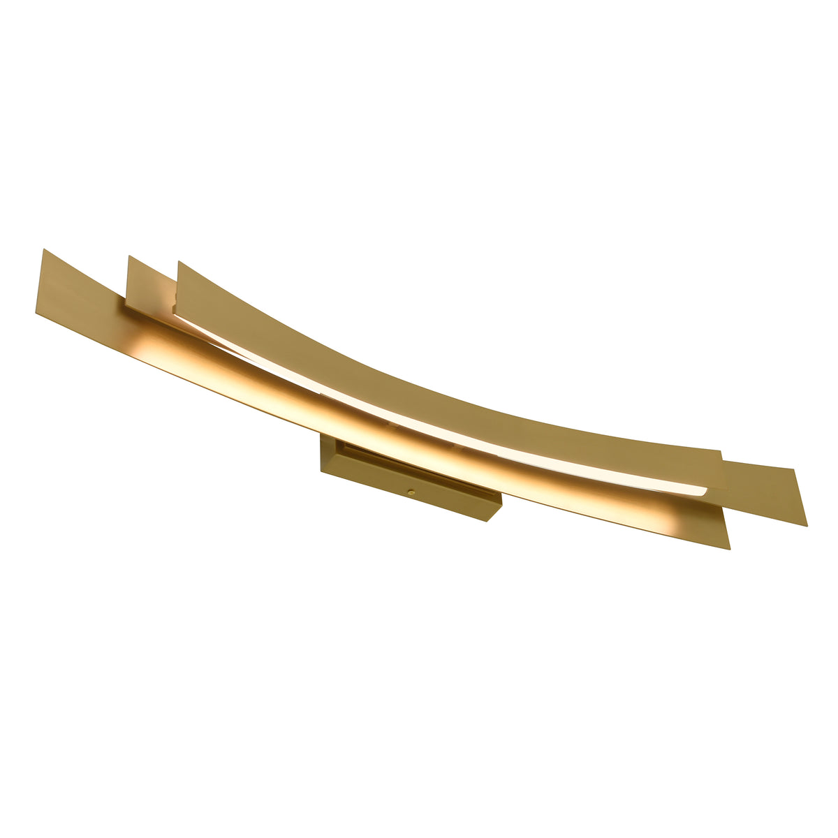 Candora Integrated LED 36in Brass Vanity Light