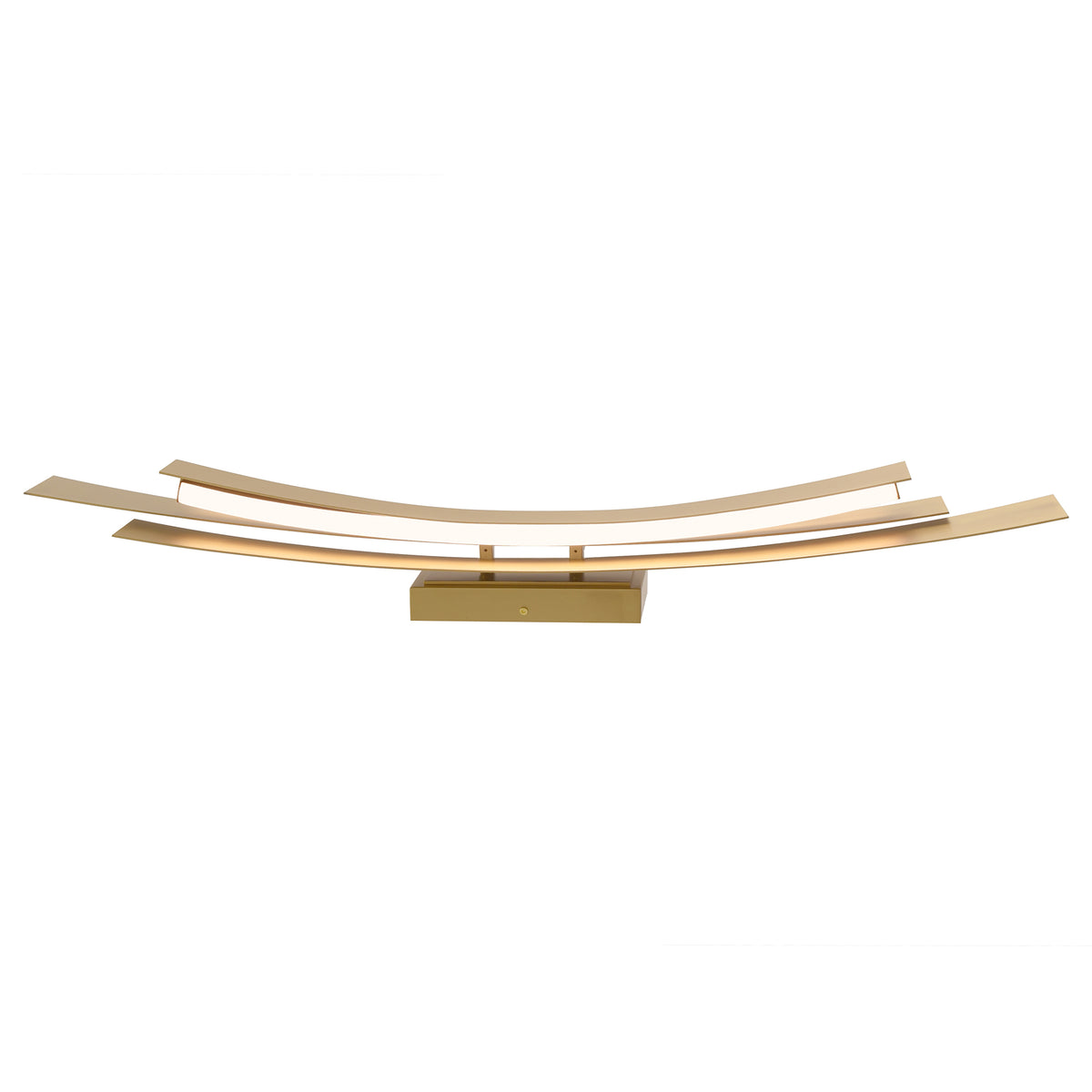 Candora Integrated LED 36in Brass Vanity Light