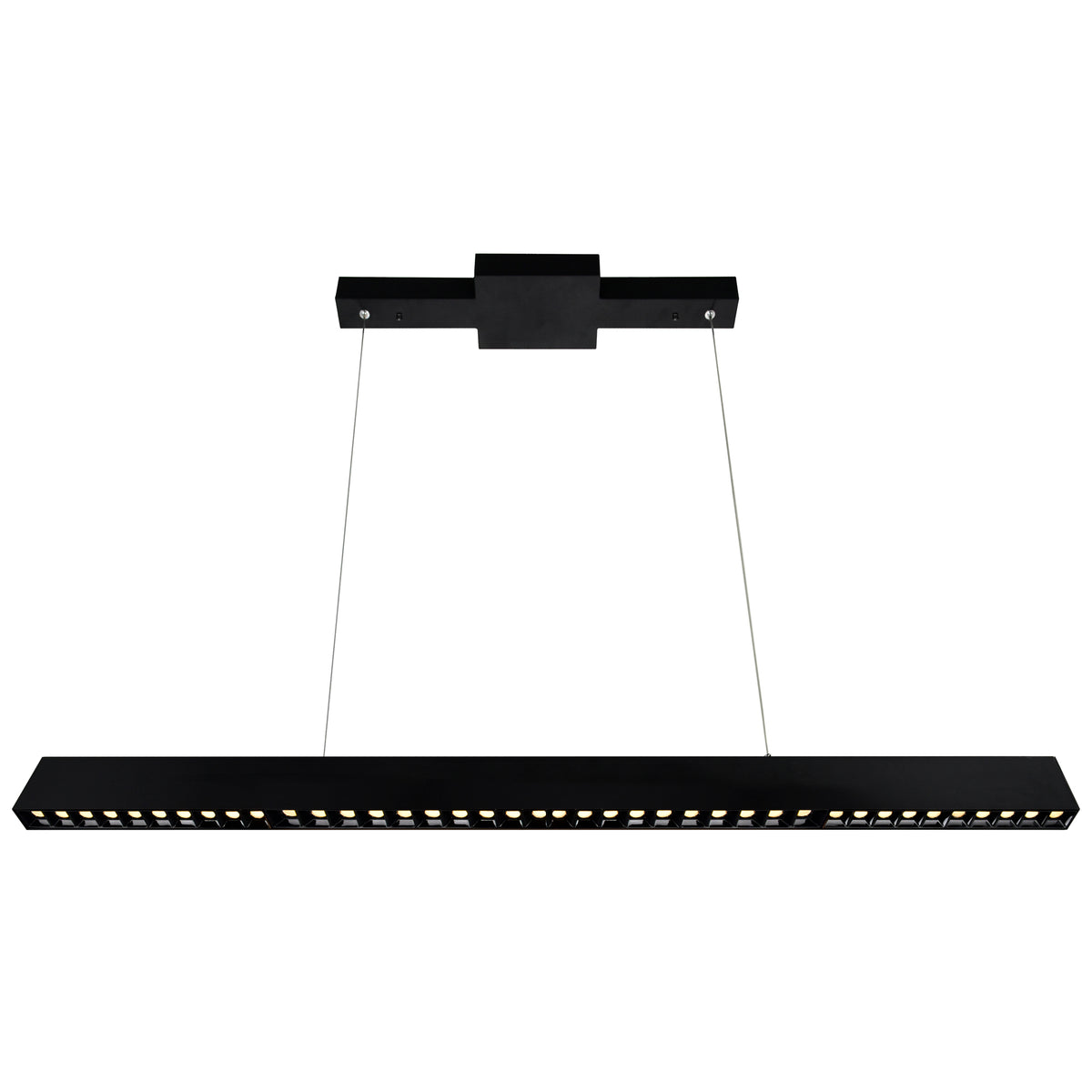 Pienza Integrated LED 52in Black Chandelier