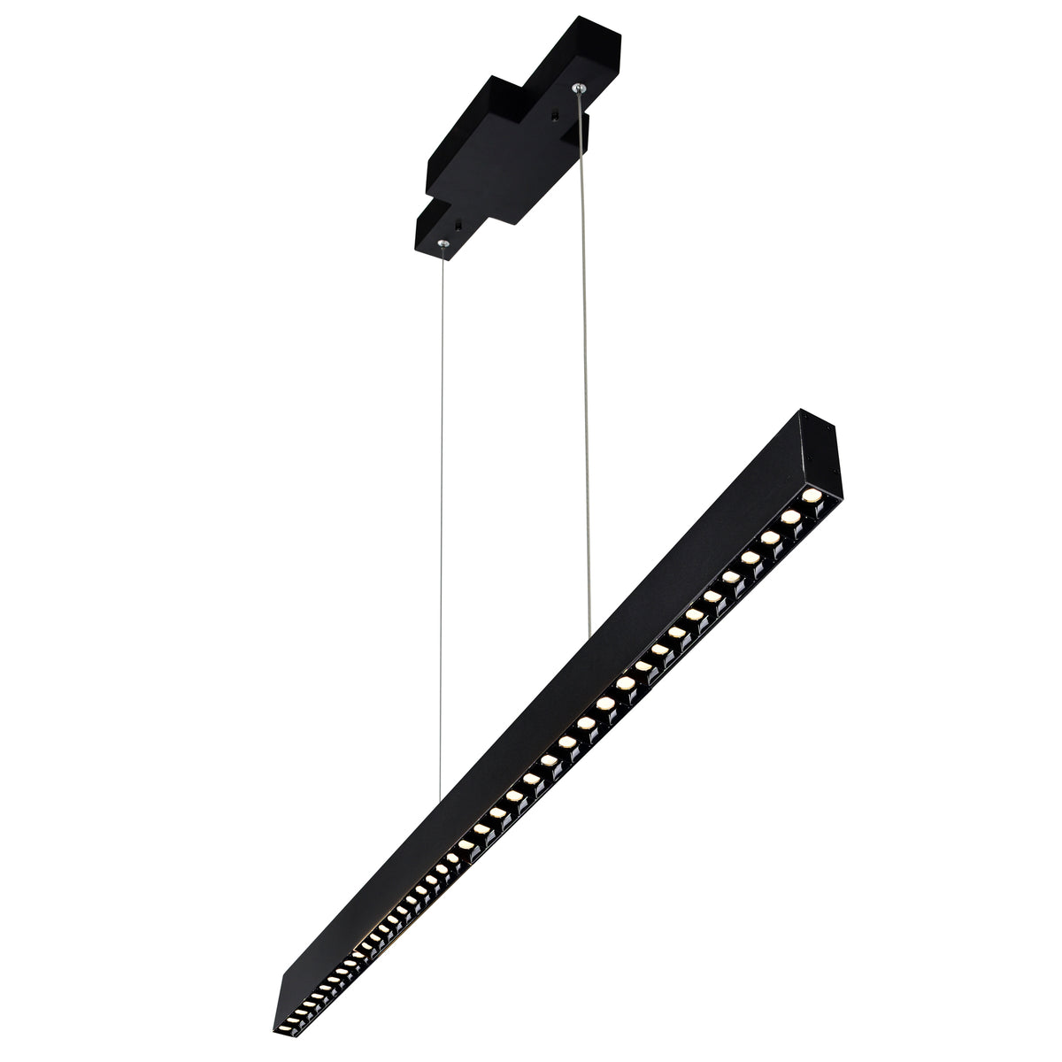 Pienza Integrated LED 52in Black Chandelier