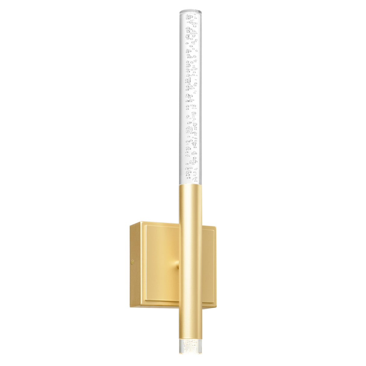 Dragonswatch Integrated LED 5in Satin Gold Wall Light