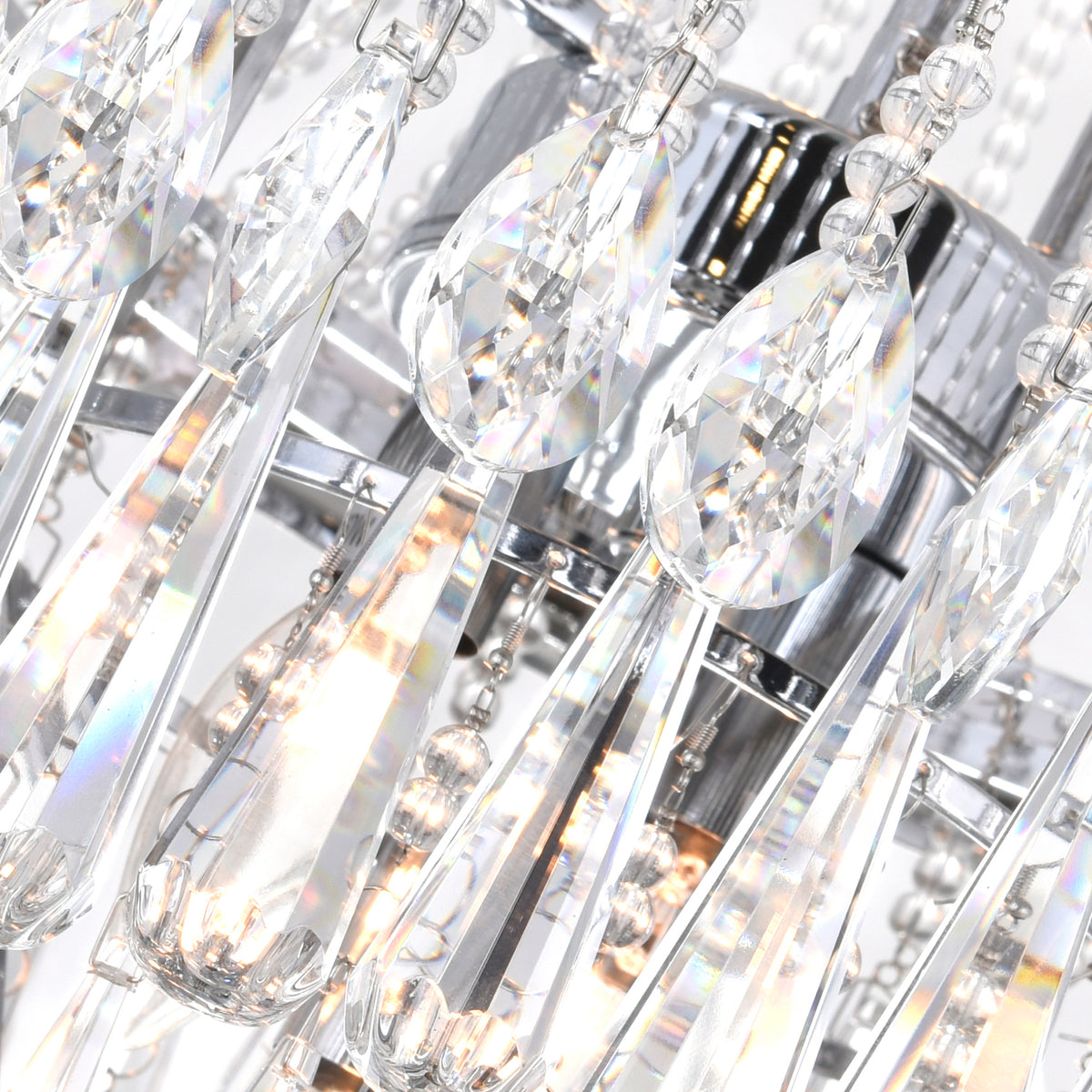 Vast 3 Light Chandelier With Chrome Finish