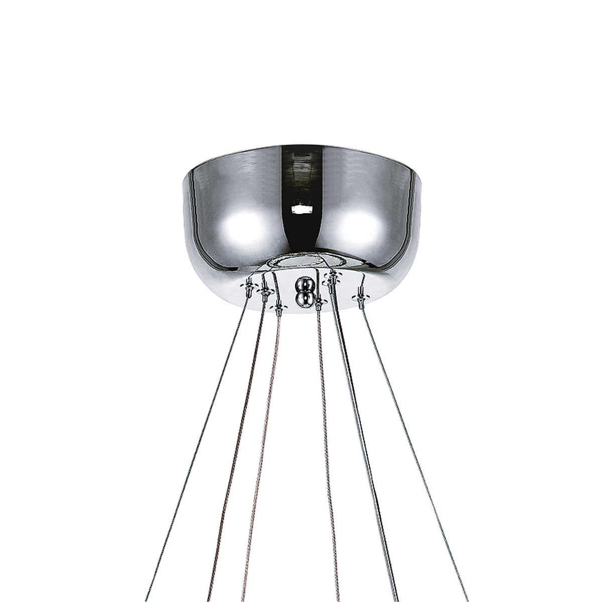 Ring Integrated LED 2-Ring 20in Chrome Chandelier