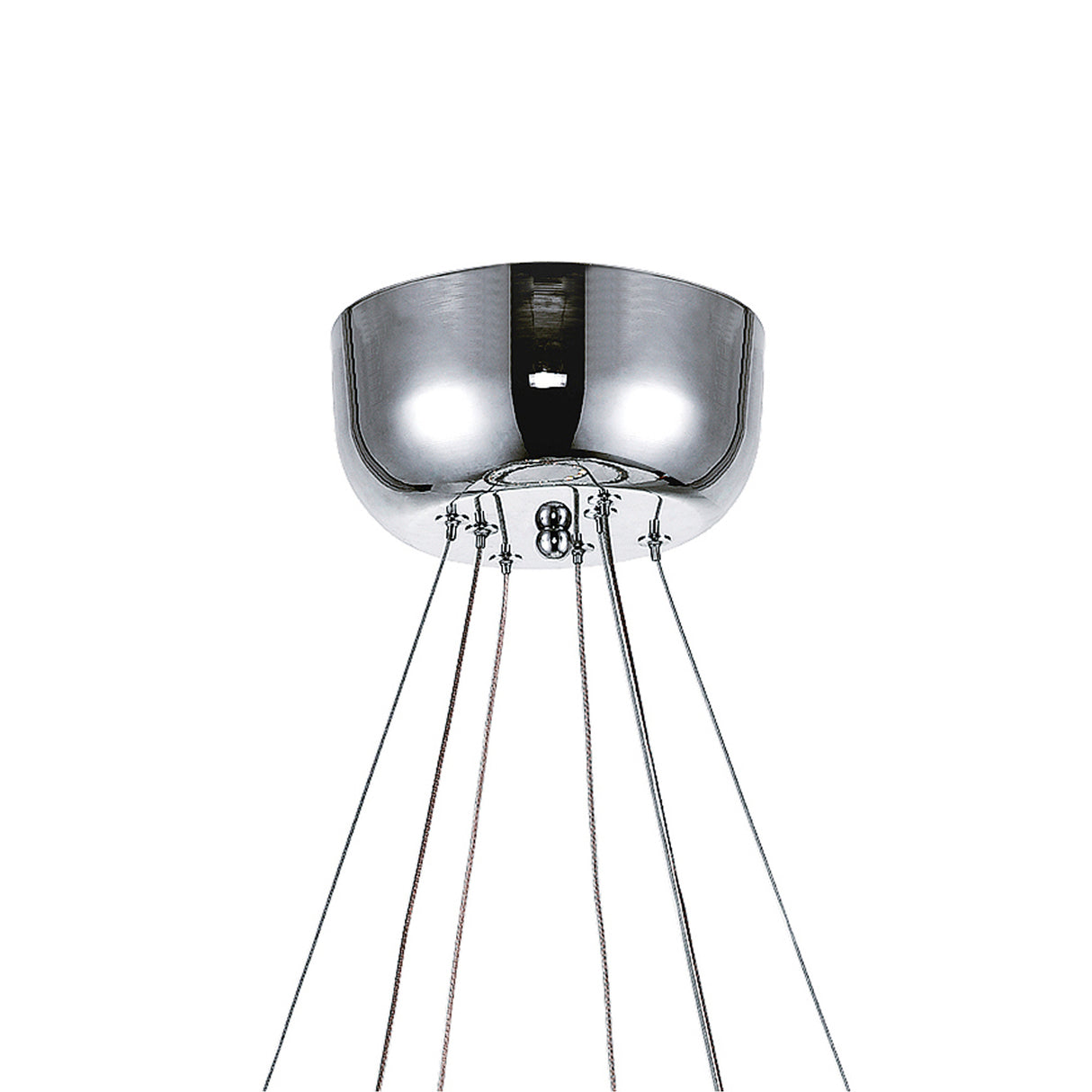 Ring Integrated LED 2-Ring 24in Chrome Chandelier