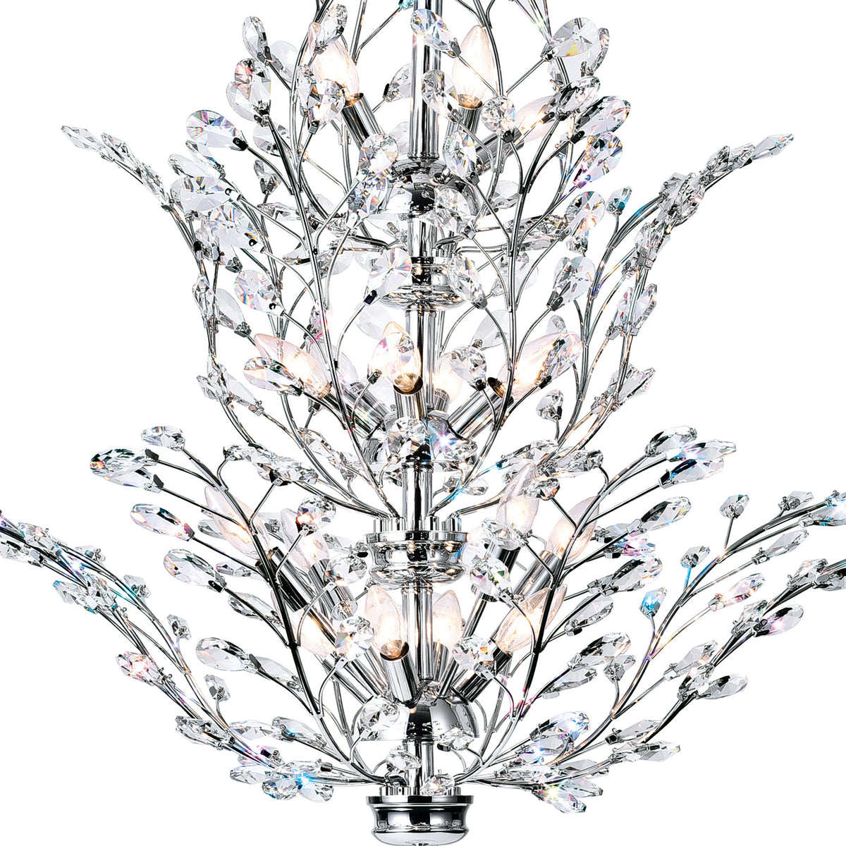 Ivy 18 Light 40in Chrome Chandelier