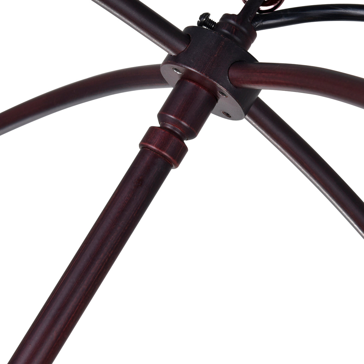 Arza 6 Light Up Chandelier With Brown Finish