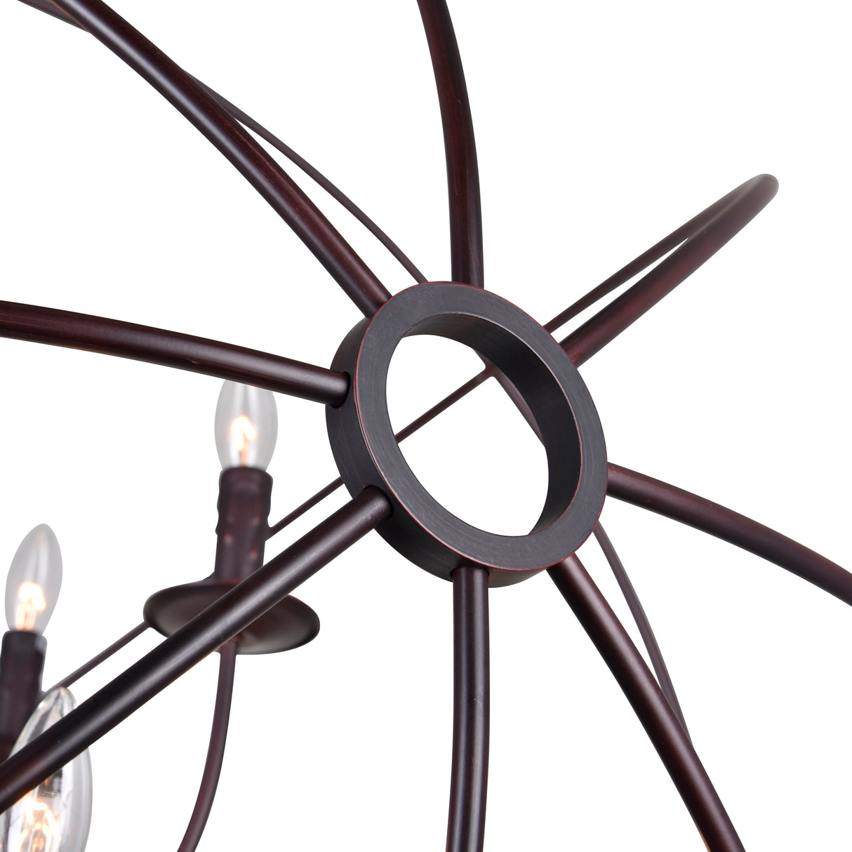 Arza 12 Light Brown Chandelier