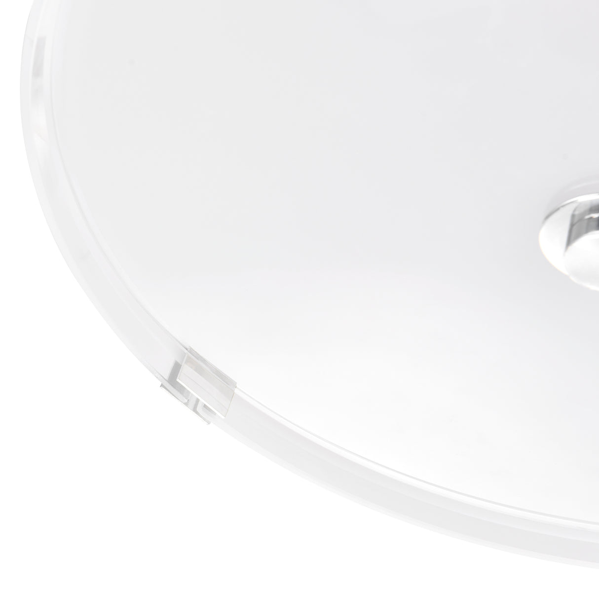Lucie 5 Light 21in Chrome Round Drum Shade Flush Mount