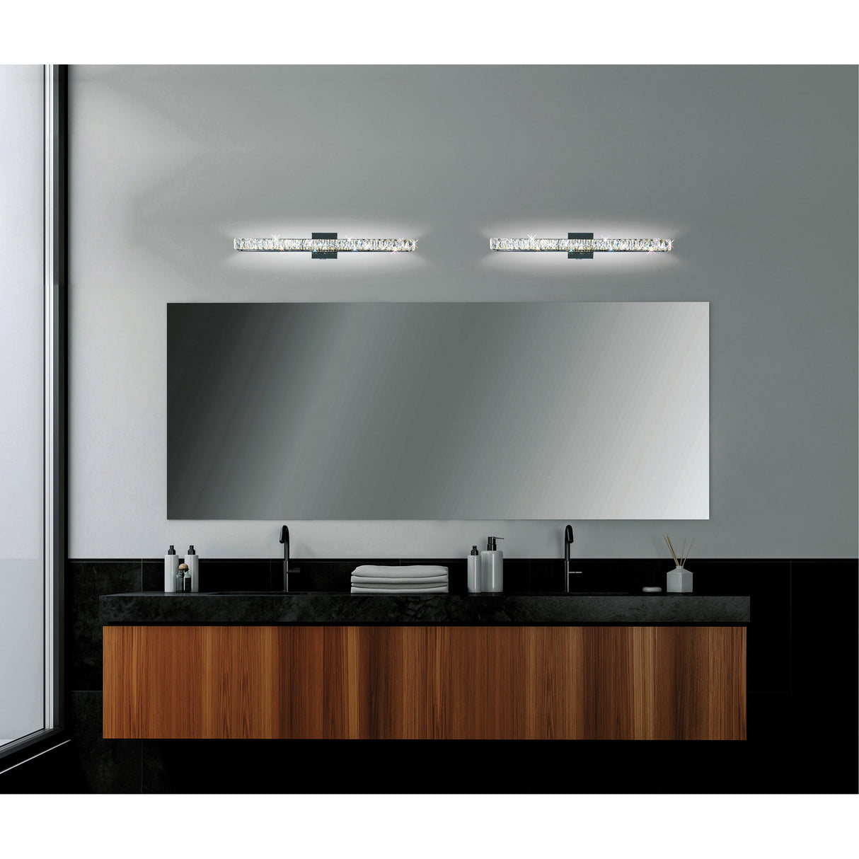 Milan Integrated LED 24in Chrome Vanity Light