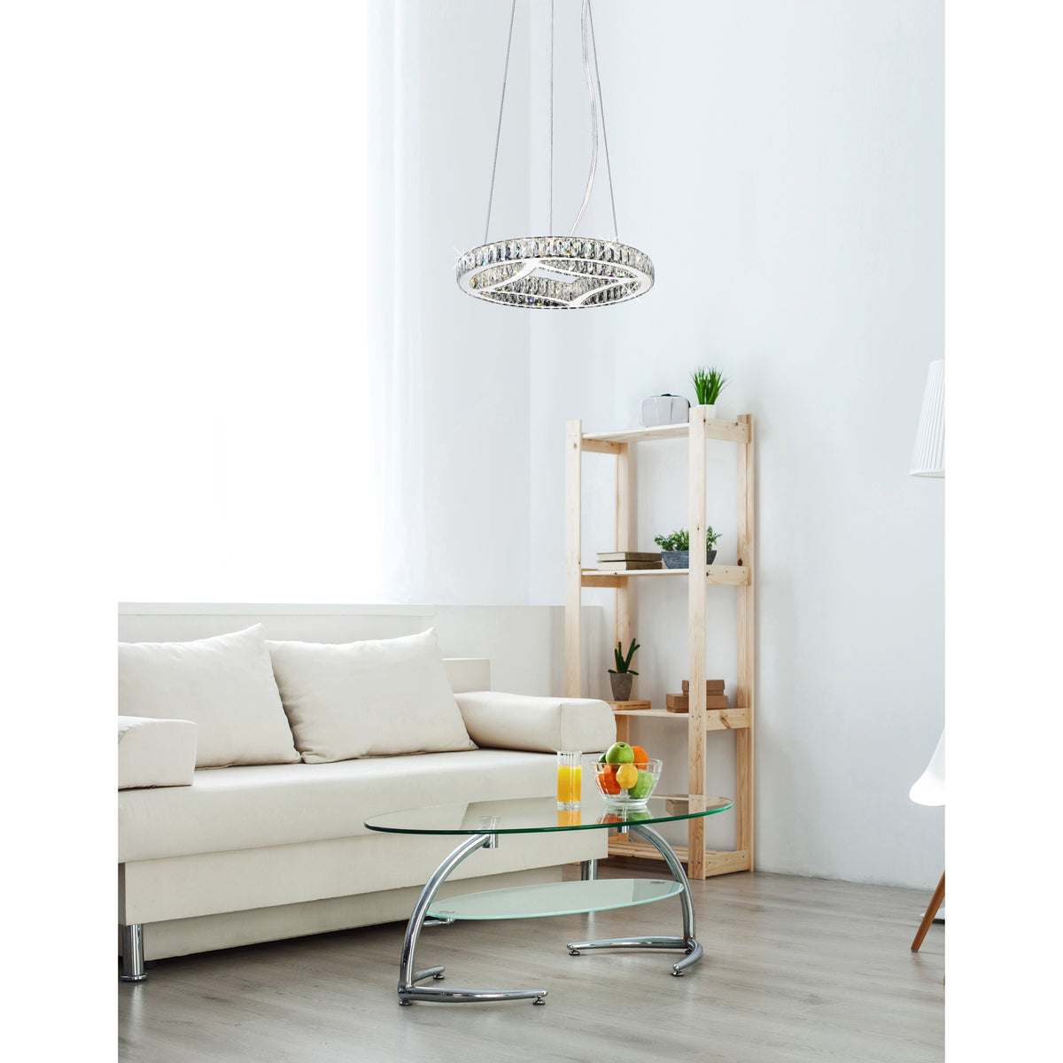 Beyond LED Chandelier With Chrome Finish