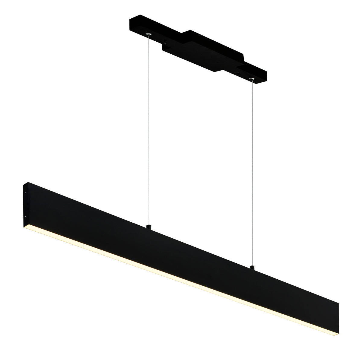Krista Integrated LED 36in Satin Black Chandelier