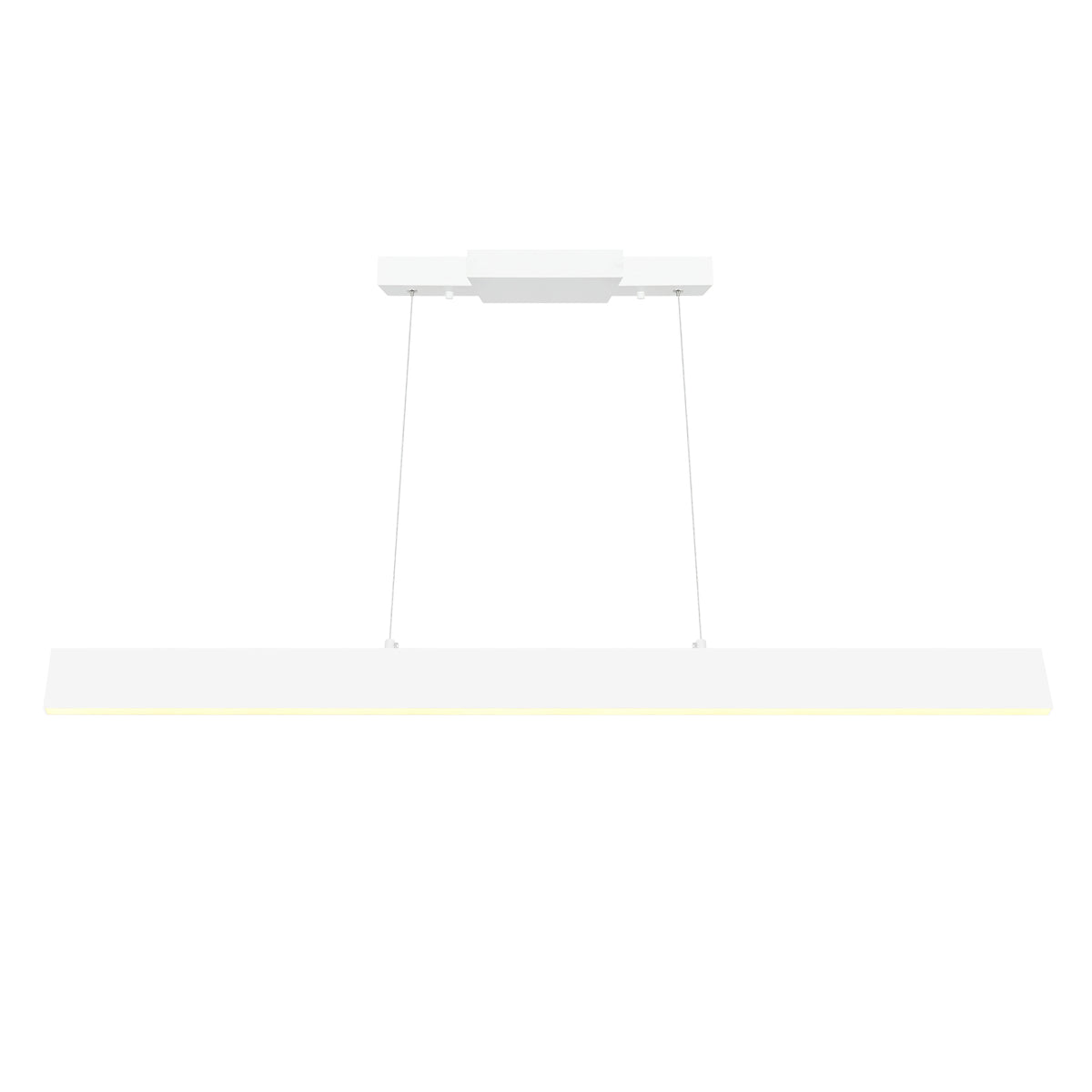 Krista Integrated LED 47in Satin White Chandelier