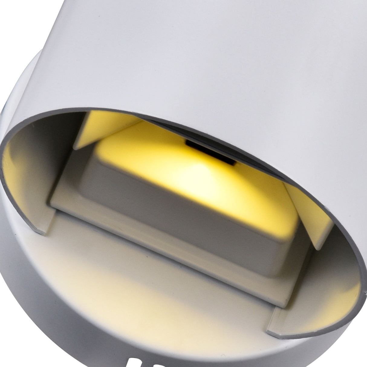 Lilliana Integrated LED Round White Wall Sconce