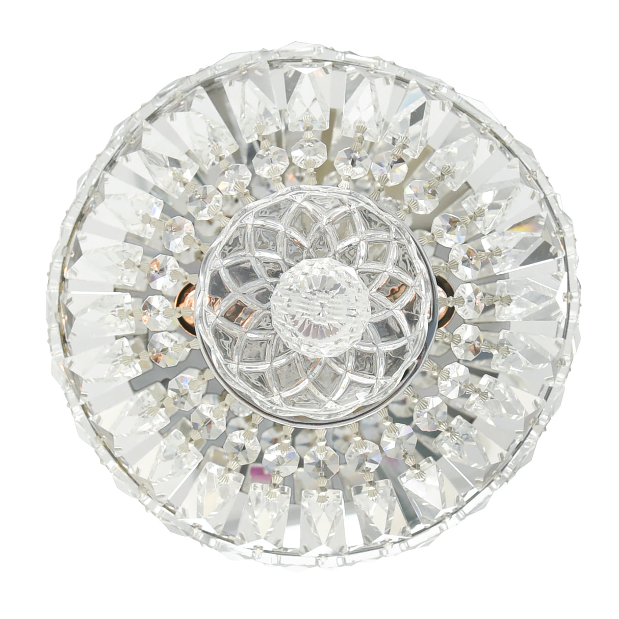 Stefania 2 Light Chrome Flush Mount