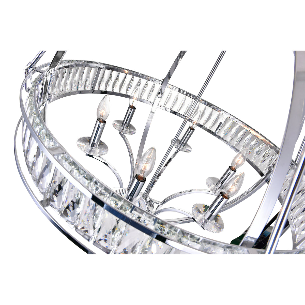 Arkansas 6 Light Chrome Chandelier