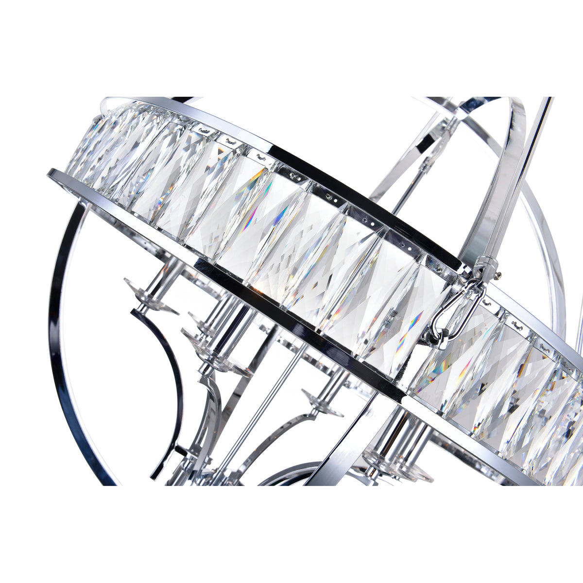 Arkansas 6 Light Chrome Chandelier