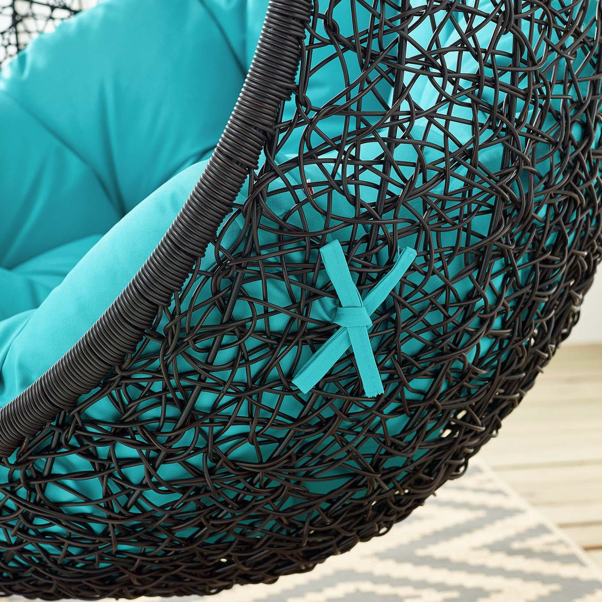 Encase Swing Outdoor Patio Lounge Chair Without Stand - BUILDMYPLACE