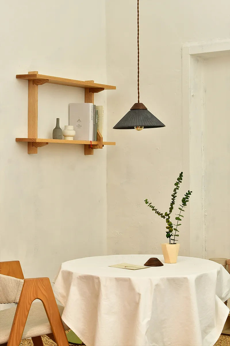 Summit Mountain Dark Grey Pendant Light, Max 20W, E26 Base, Damp Rated