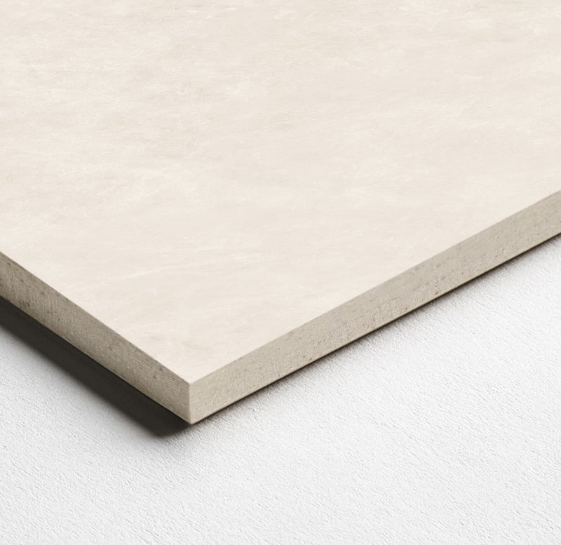 48 x 110 in Majesto French Vanilla Honed Rectified Colorsync Sintered Slab 6 mm surface