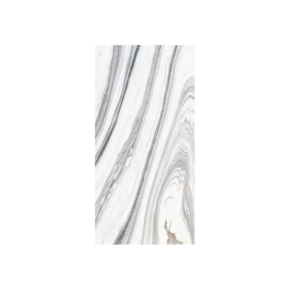 63 x 126 in Fusion White Block 27 Bookmatch Cut Honed Rectified Colorsync Sintered Slab 6 mm