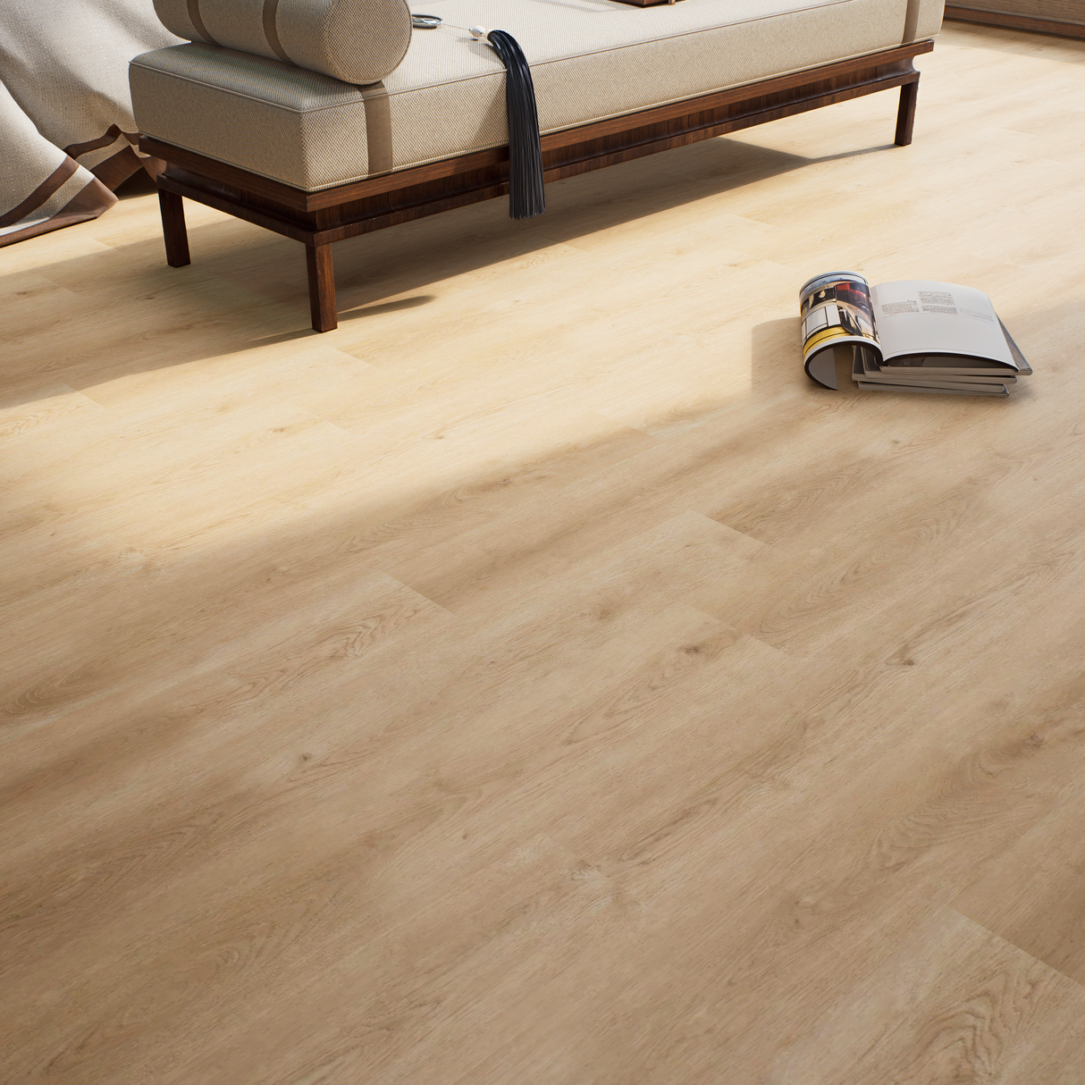 Luxury Vinyl Plank - Billings With Square Edge - 4' x 7-1/4" x 2mm, 6 Mil Wear Layer - District collection (48.33 Sq. Ft./Box)