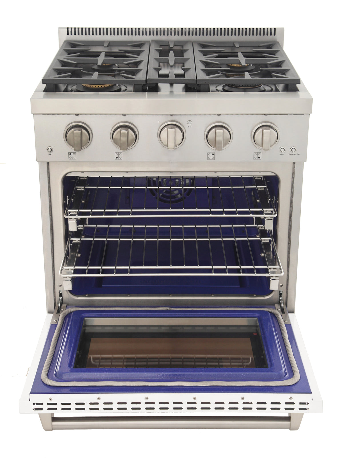 KUCHT Professional 30 in. 4.2 cu. ft. Propane Gas Range and Convection Oven with True Simmer Burners