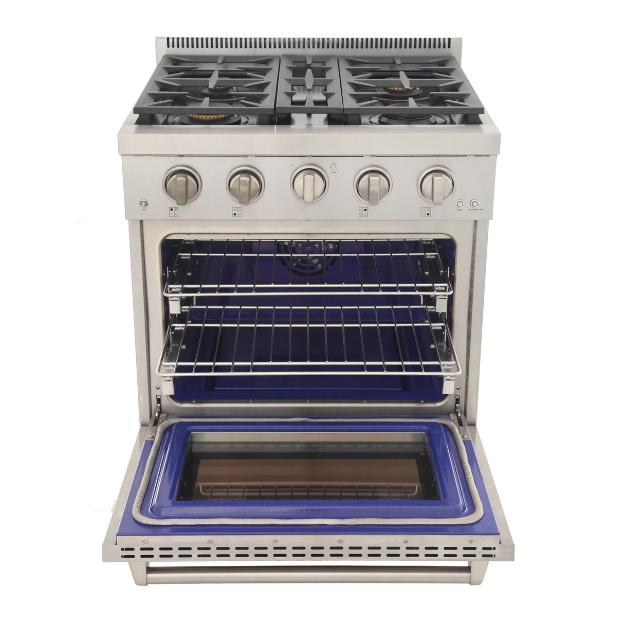 KUCHT Professional 30 in. 4.2 cu. ft. Propane Gas Range and Convection Oven with True Simmer Burners
