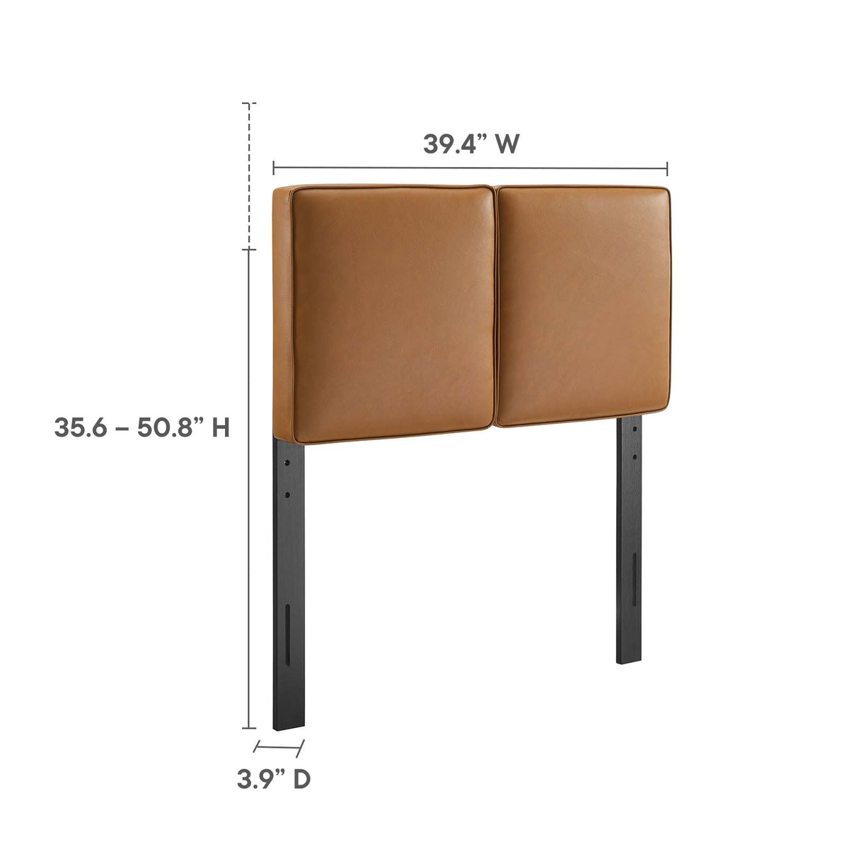 Lindee Vegan Leather Full Headboard