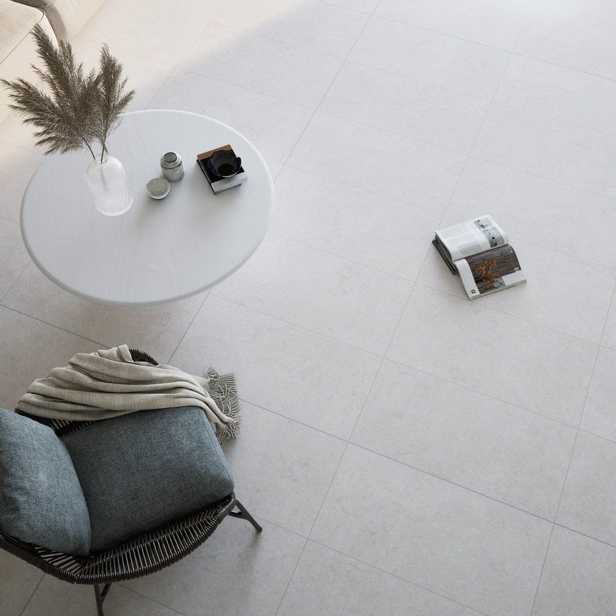 12 x 24 in Lumino Dune Matte Pressed Glazed Porcelain Tile