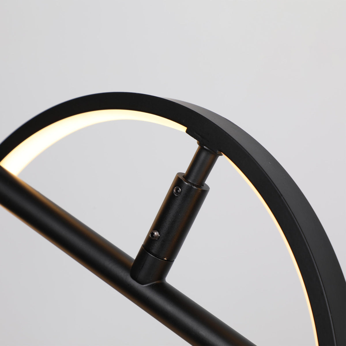 Lucca Circular 3-Light Adjustable Direction Led Pendant Light - Matte Black