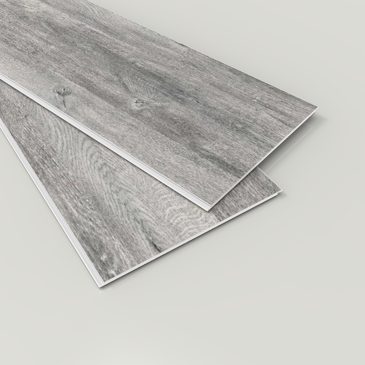 Permshield Lite Silver Grey SPC - 5.2mm x 7'' x 48'' / 1.5mm IXPE pad attached