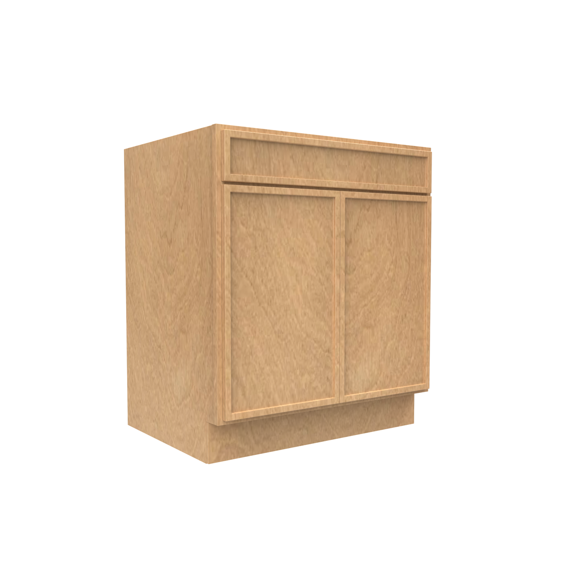 Slim Shaker Karamel - 30 Inch Sink Base Cabinet - 30" Width x 34.5" Height x 24" Depth