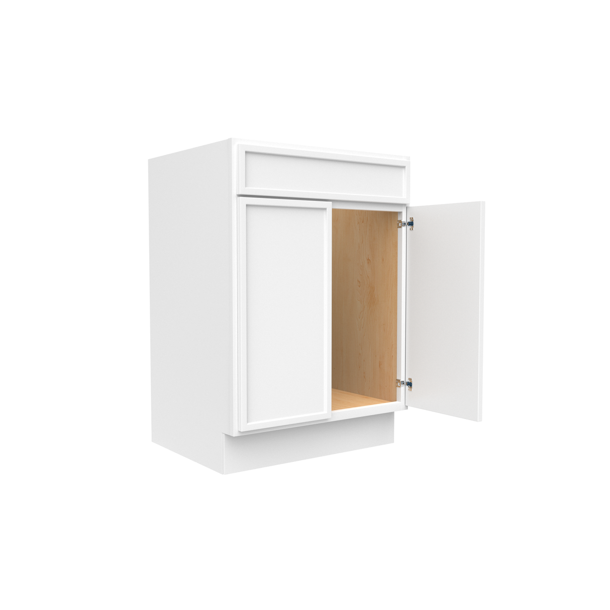 Slim Shaker Oatmeal - 24 Inch Vanity Sink Base Cabinet - 24" Width x 34.5" Height x 21" Depth