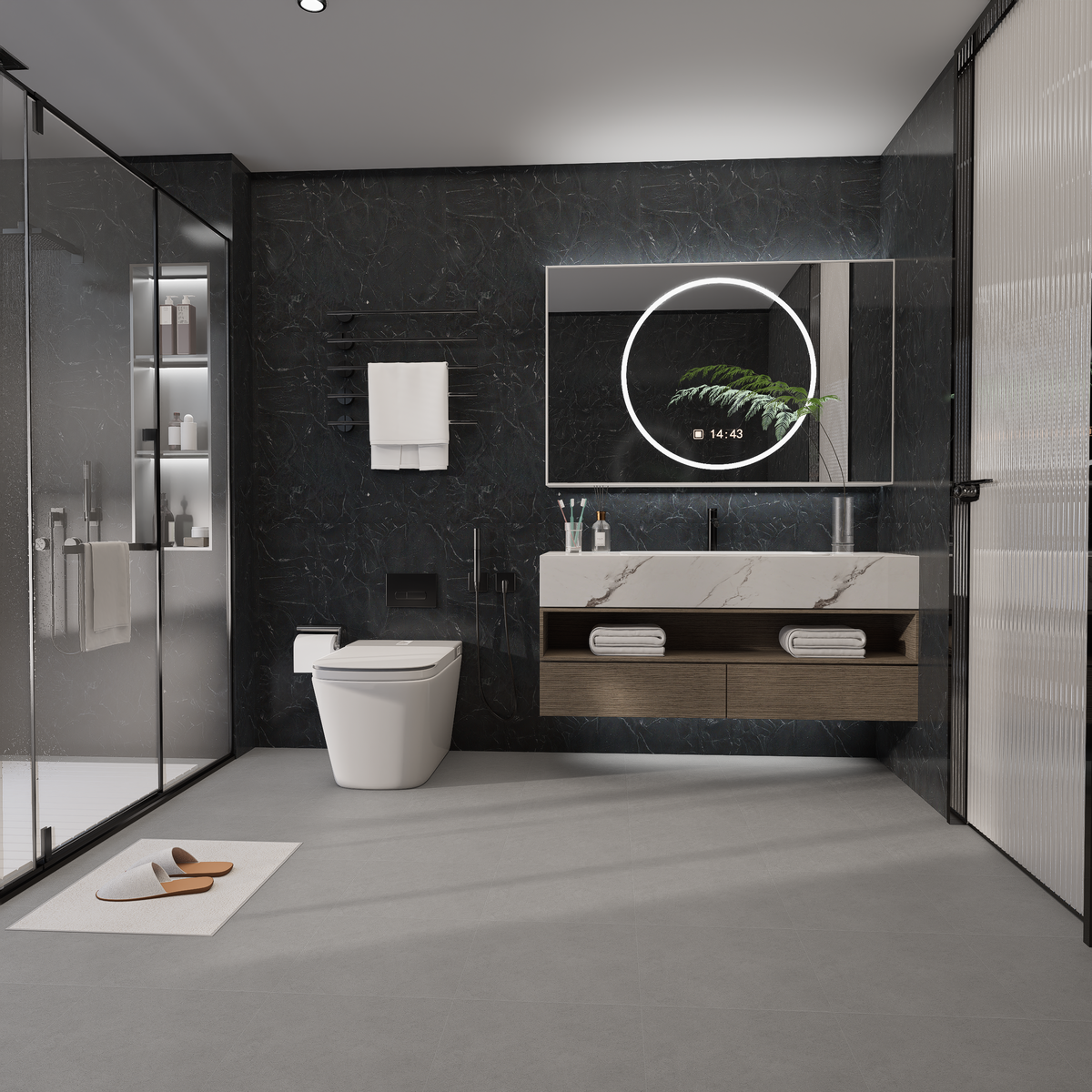 13 x 13 in Artifact Fog Matte Pressed Glazed Porcelain Tile
