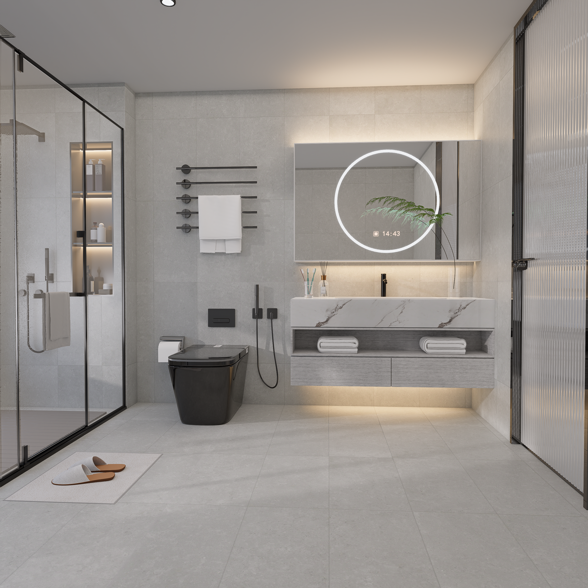 12 x 24 in Coliseo Platinum Matte Pressed Glazed Porcelain Tile
